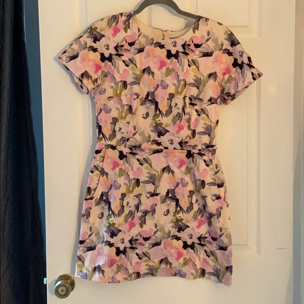 Floral mini dress worn once!